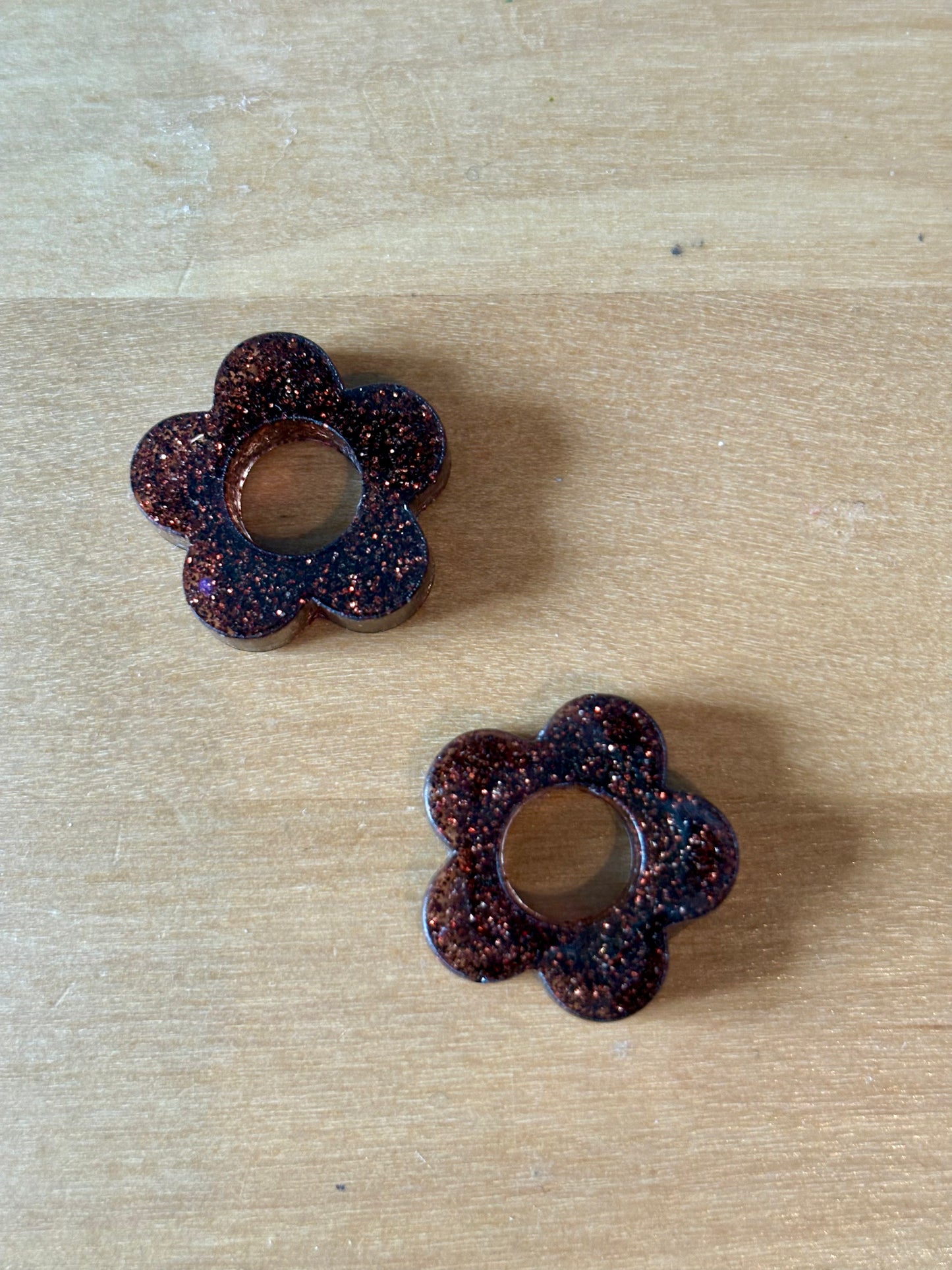 Paillettes végétales marron