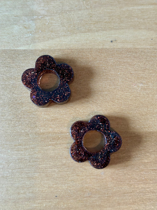 Paillettes végétales marron