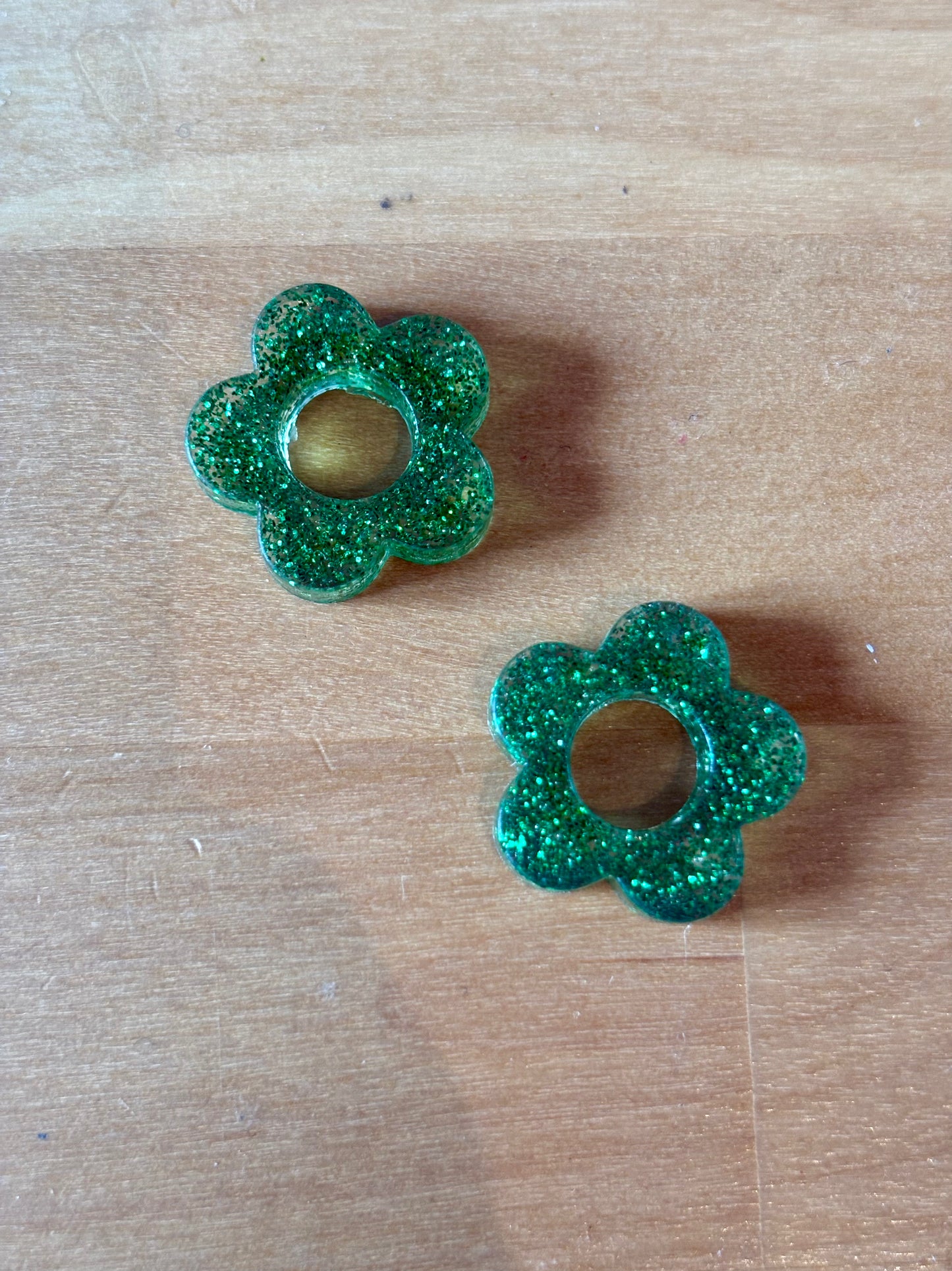 Paillettes végétales vertes