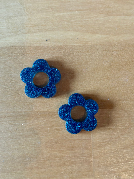 Paillettes végétales bleues