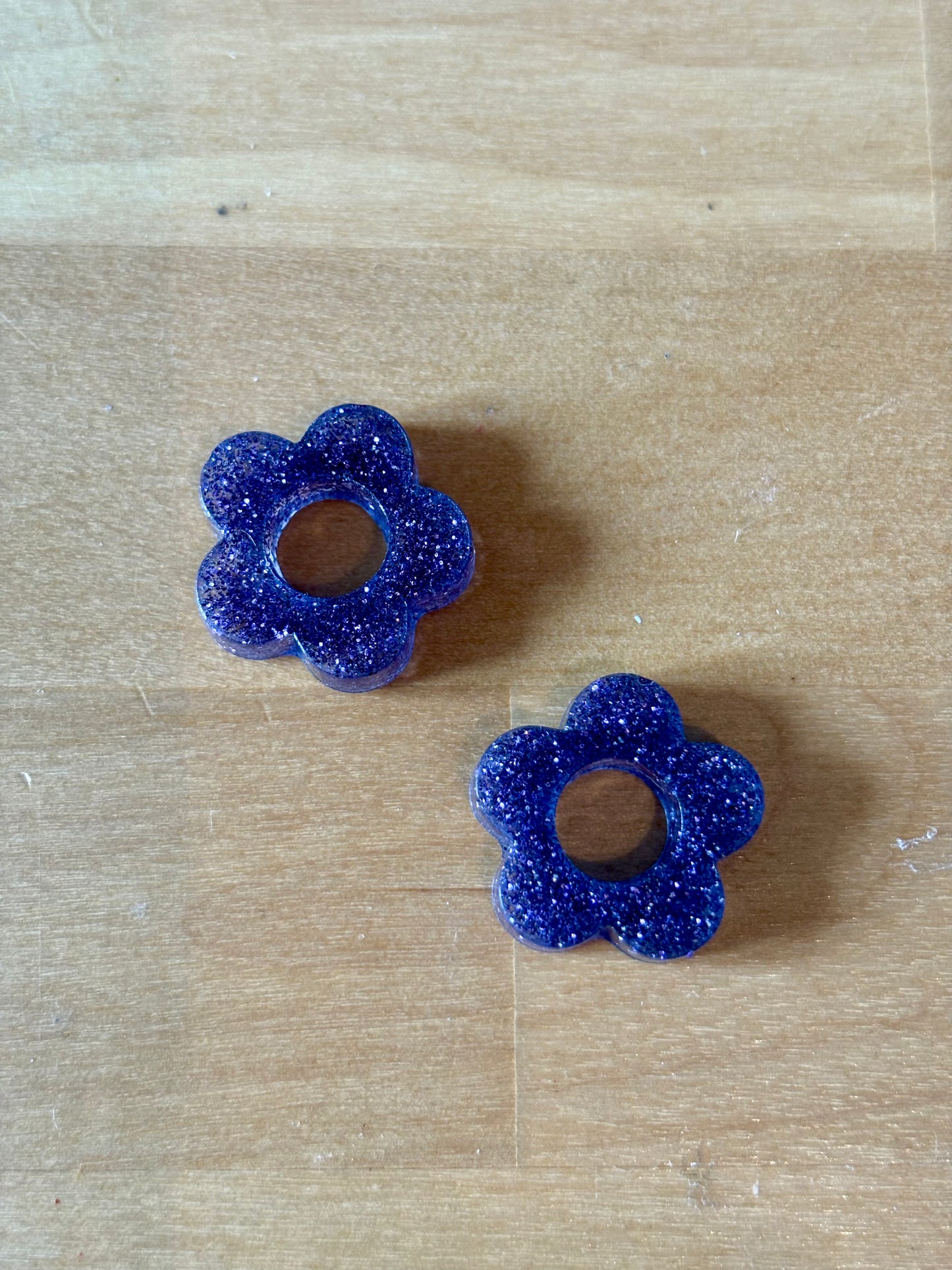 Paillettes végétales violettes