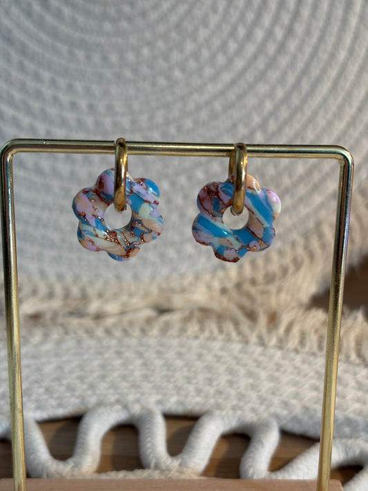 Pampilles pastel et cuivre