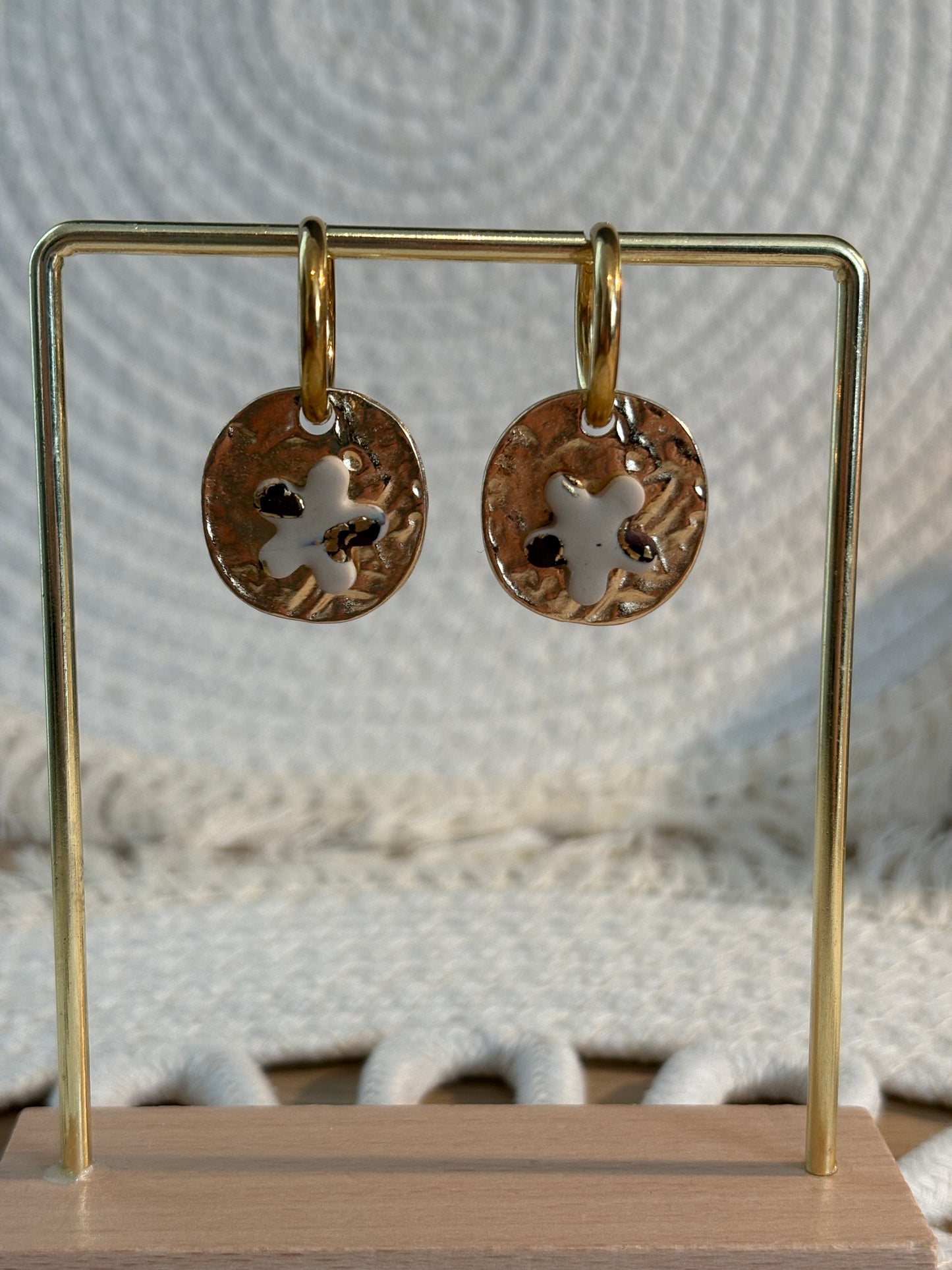 Breloque décorée léopard marron