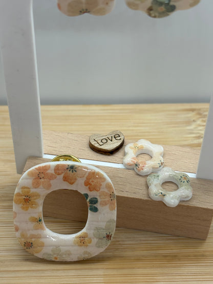 🌸 Pins porte lunettes de soleil – fait main 🌸