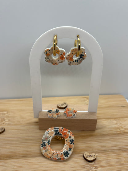 🌸 Pins porte lunettes de soleil – fait main 🌸