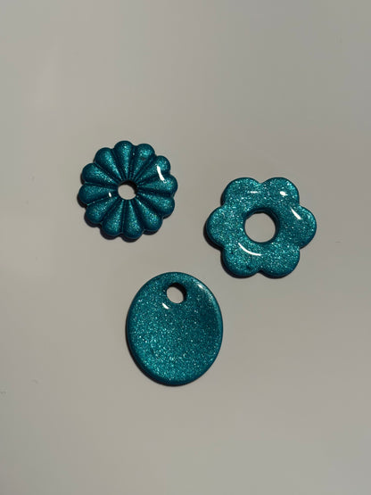 Pampilles - turquoise irisé