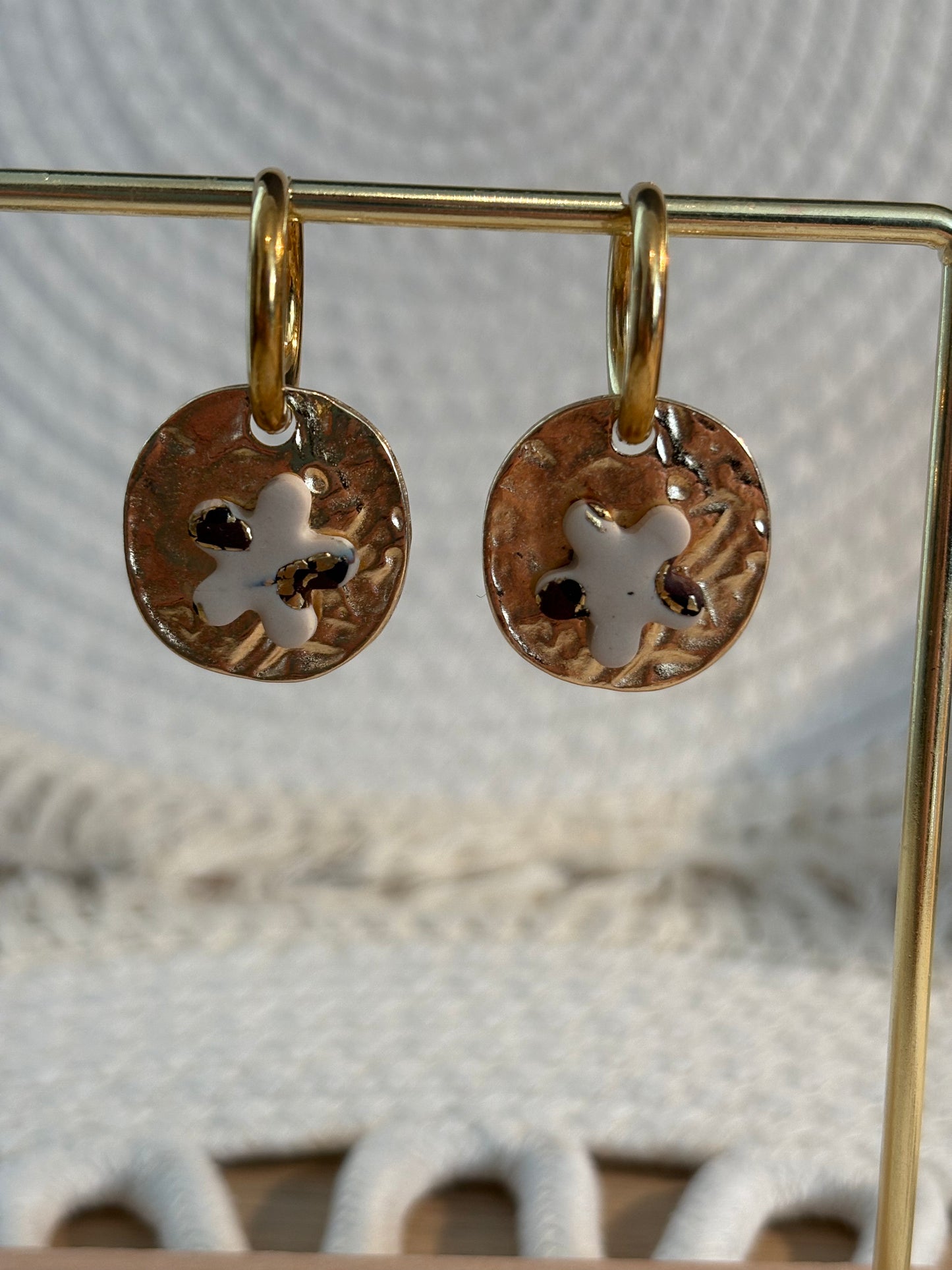 Breloque décorée léopard marron