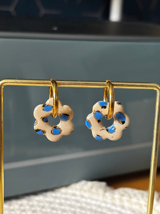 Pampilles léopard bleu