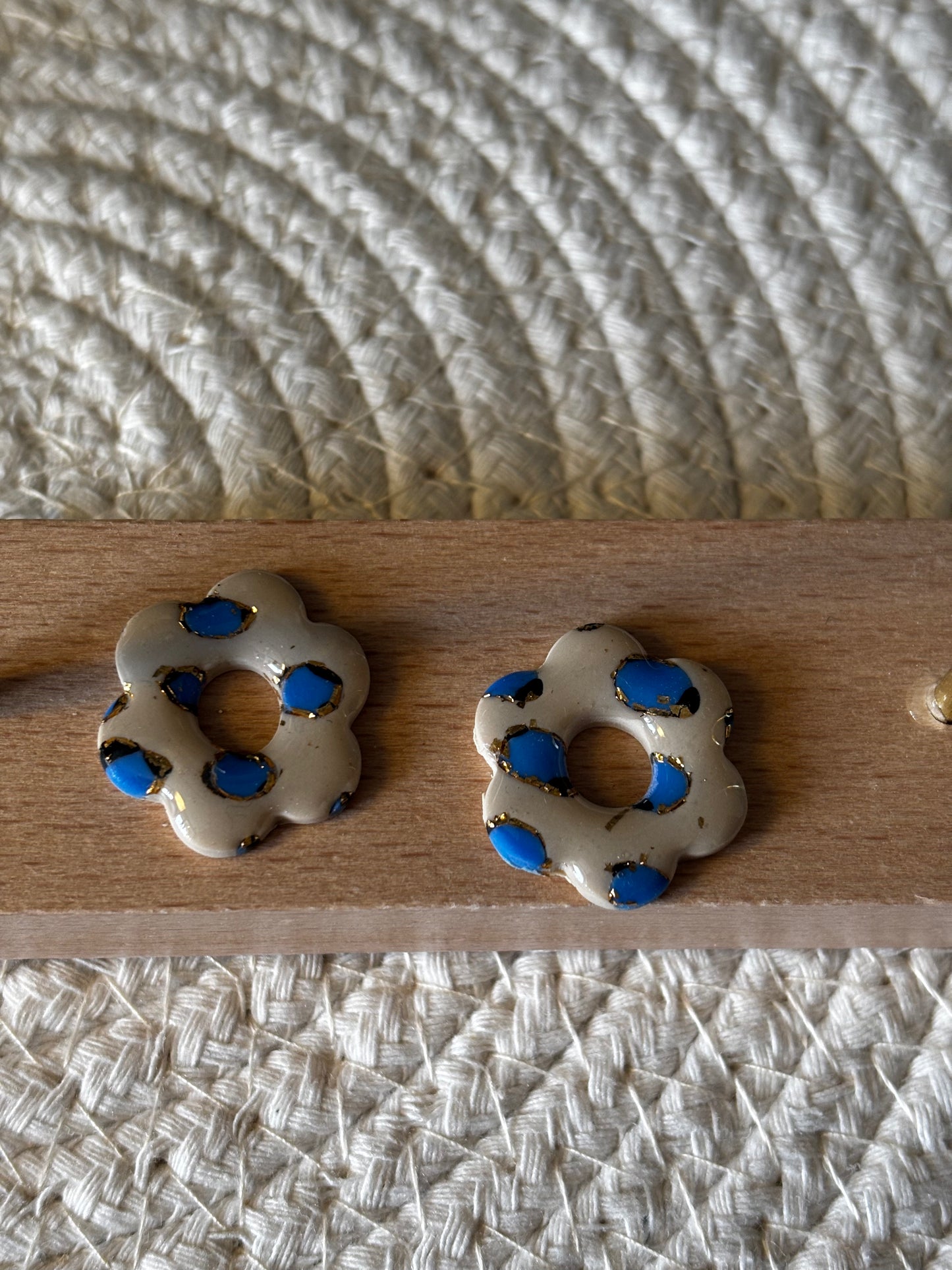 Pampilles léopard bleu