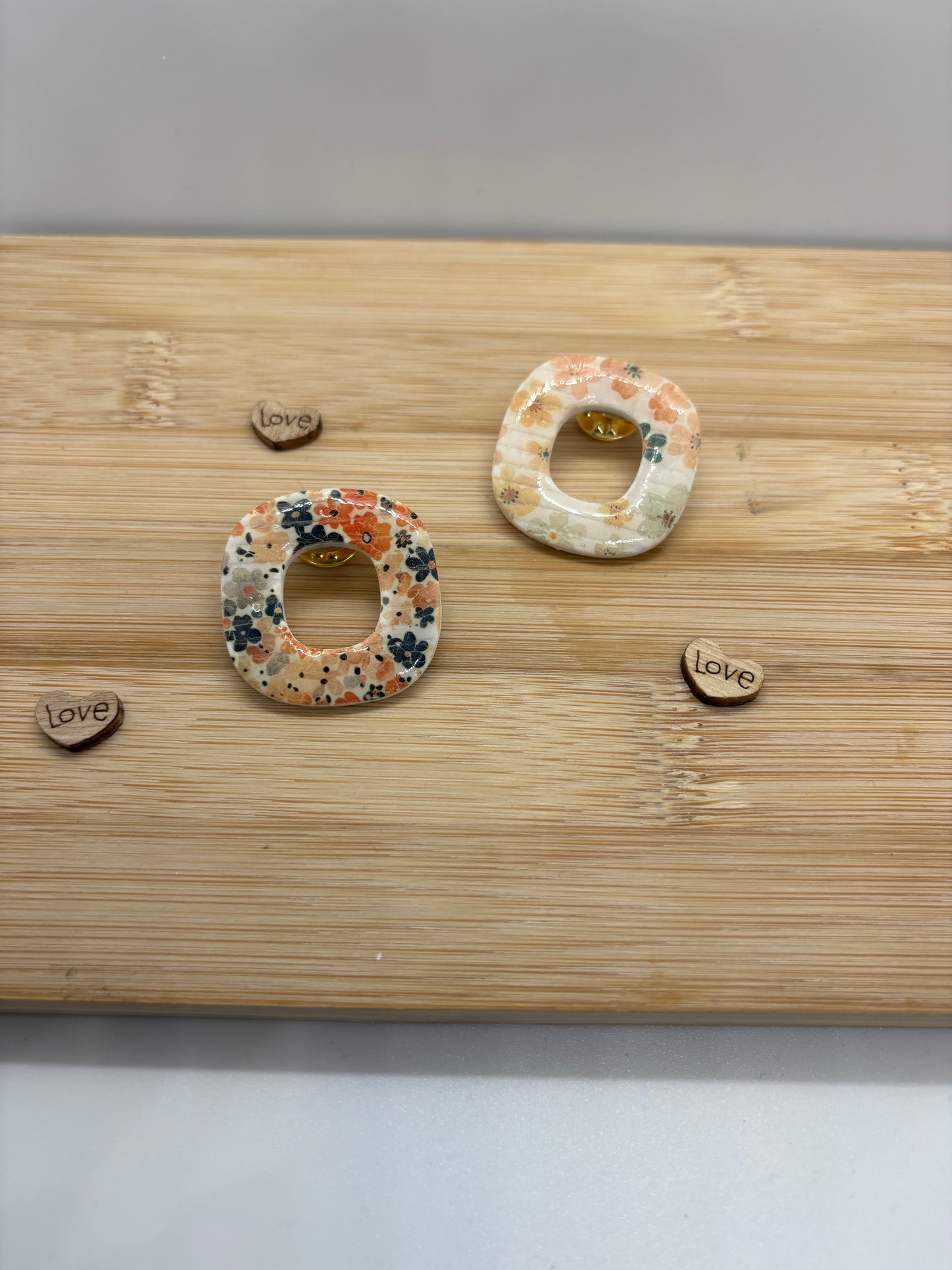 🌸 Pins porte lunettes de soleil – fait main 🌸